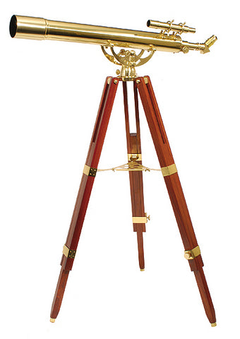 Helios FINE BRASS 80900 Traditional Solid Brass Telescope